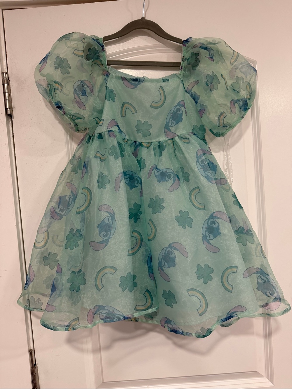 Disney Mint Green Stitch Tag Detail